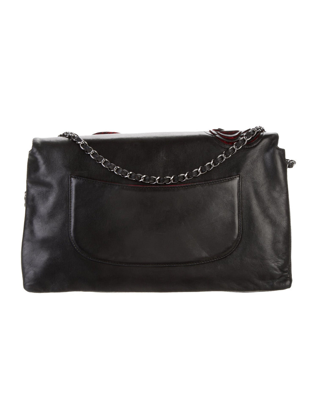 CHANEL PARIS SHANGHAI CAMELLIA FLAP BAG