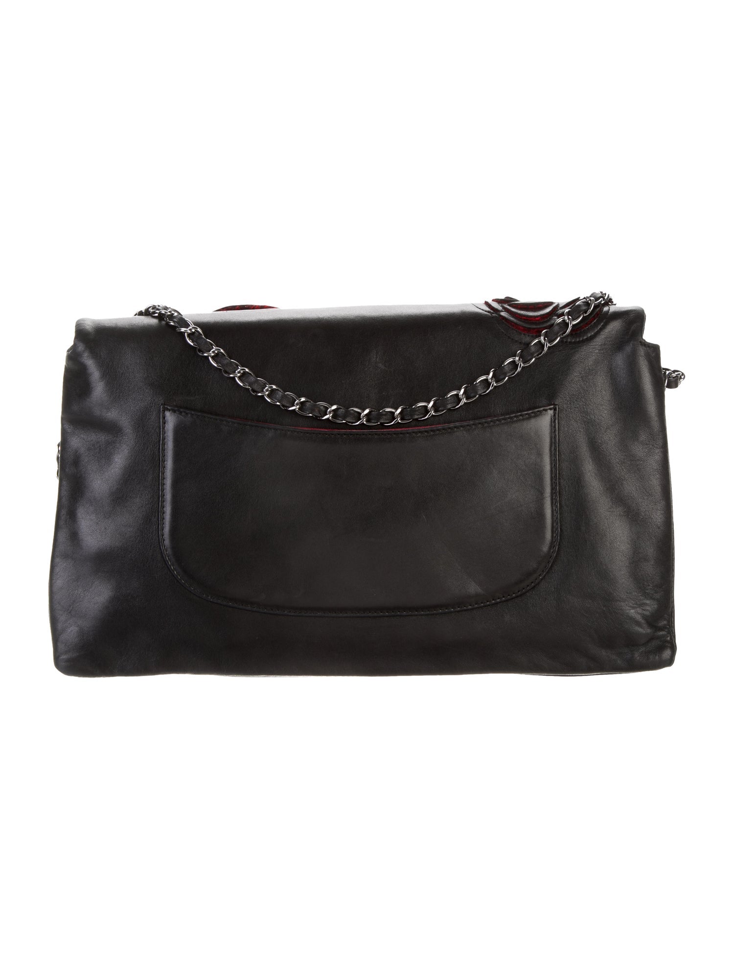 CHANEL PARIS SHANGHAI CAMELLIA FLAP BAG