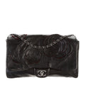 CHANEL PARIS SHANGHAI CAMELLIA FLAP BAG