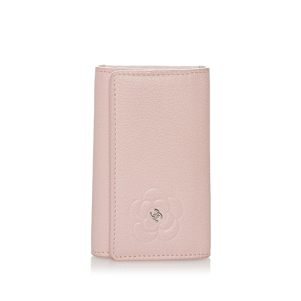 Chanel Camellia Leather Key Holder (SHG-27997)