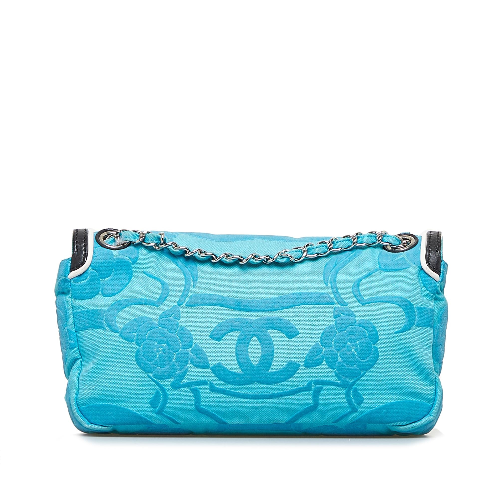 Chanel Camellia Single Flap (SHG-zVtrEI)