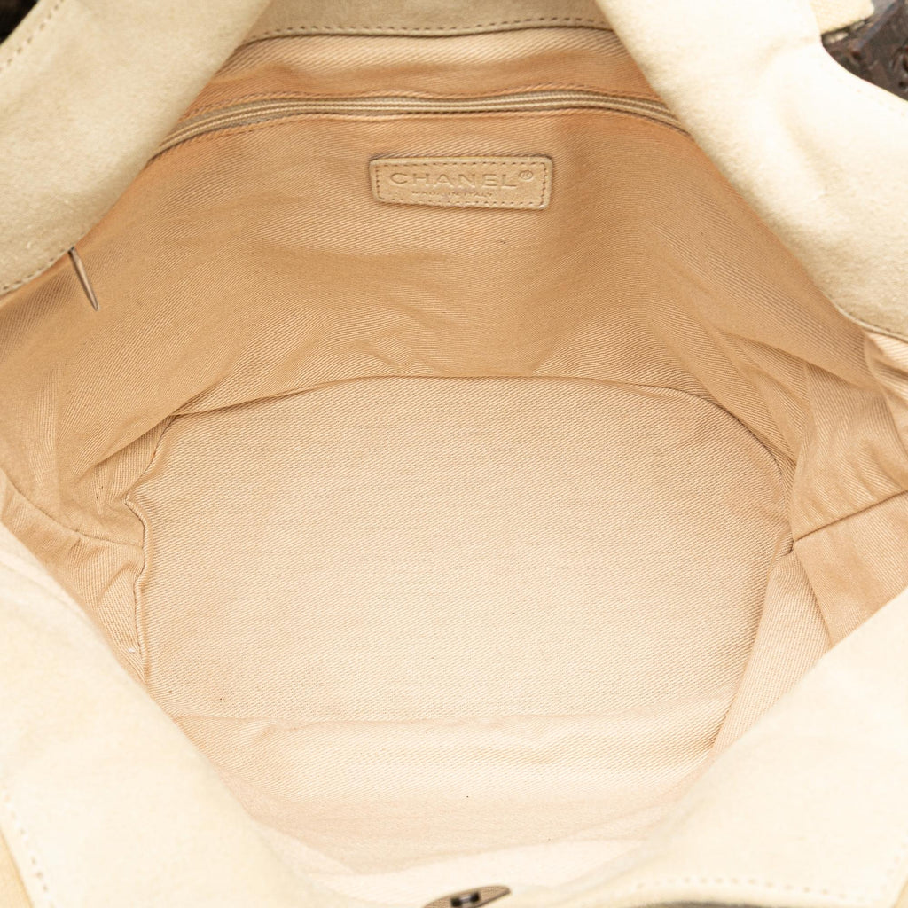 Chanel Canvas Cruise Rope Cabas Tote