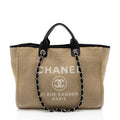 Chanel Canvas Deauville Medium Tote (SHF-SYyjAd)