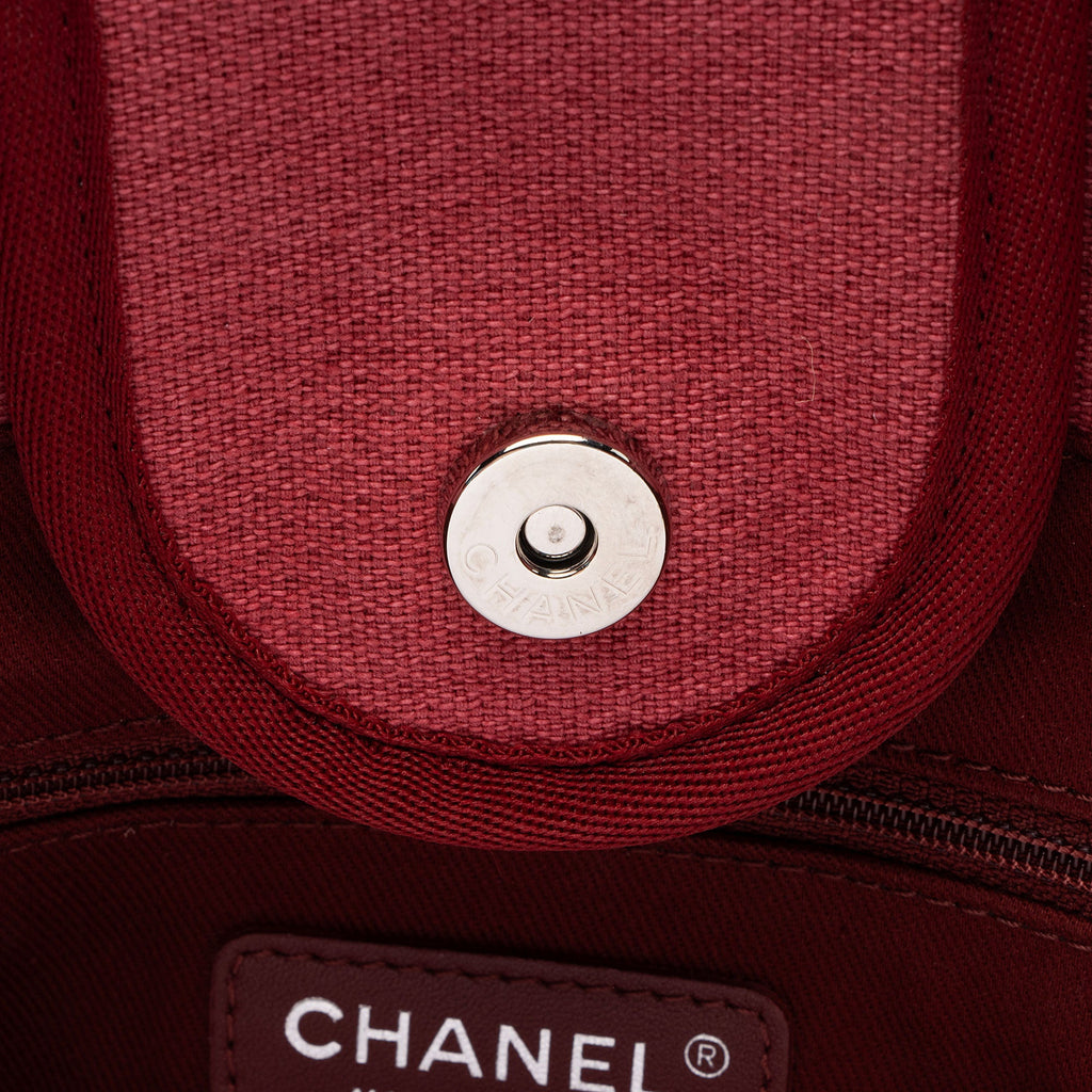 Chanel Canvas Deauville Medium Tote