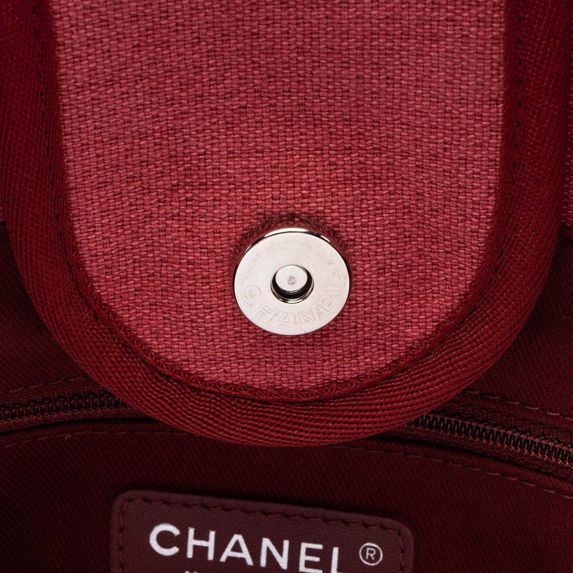 Chanel Canvas Deauville Medium Tote