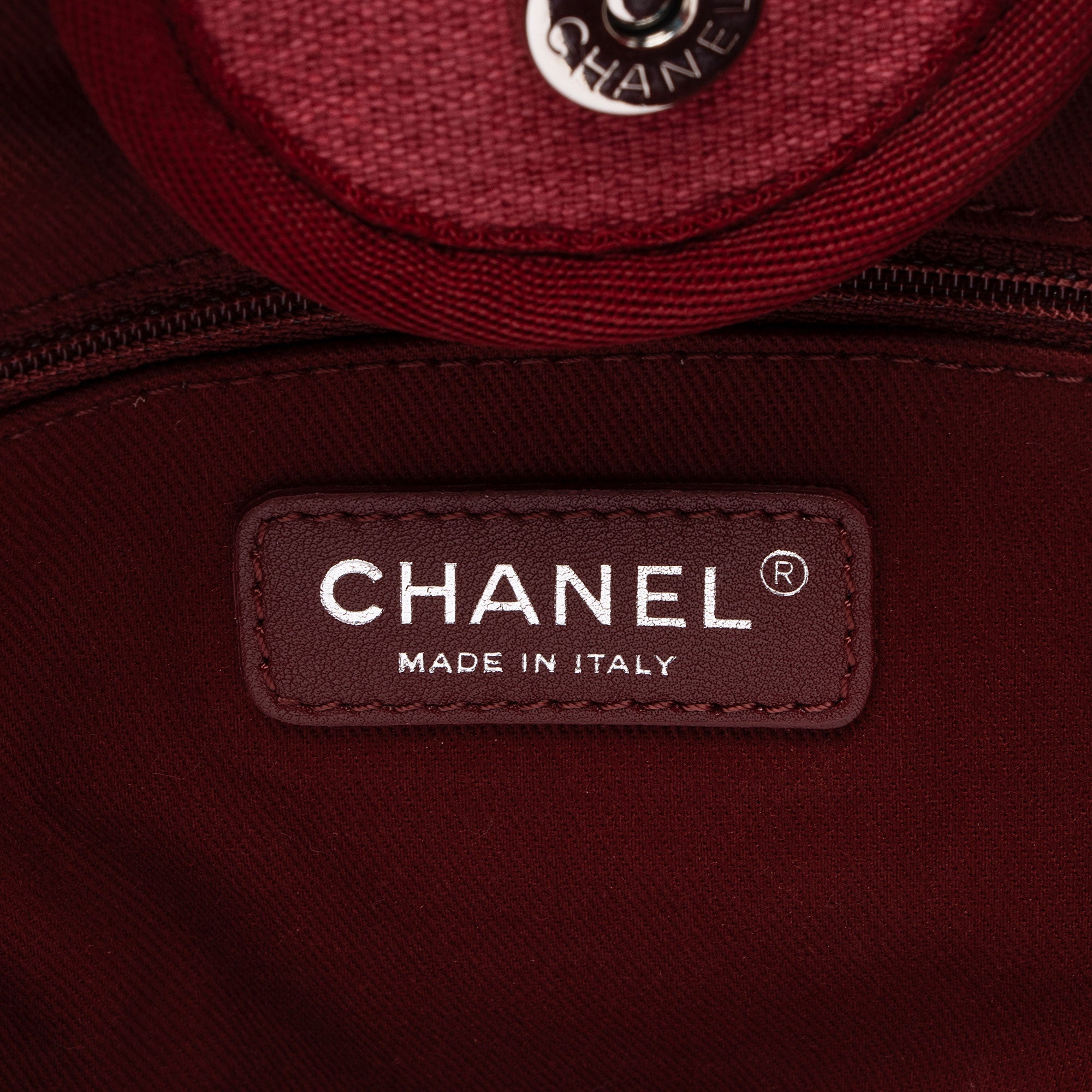 Chanel Canvas Deauville Medium Tote