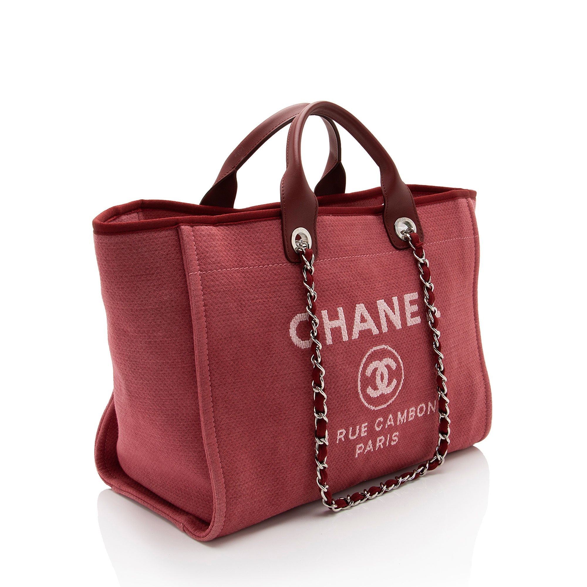 Chanel Canvas Deauville Medium Tote