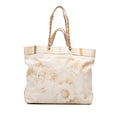 Chanel Canvas Floral Shopping Tote