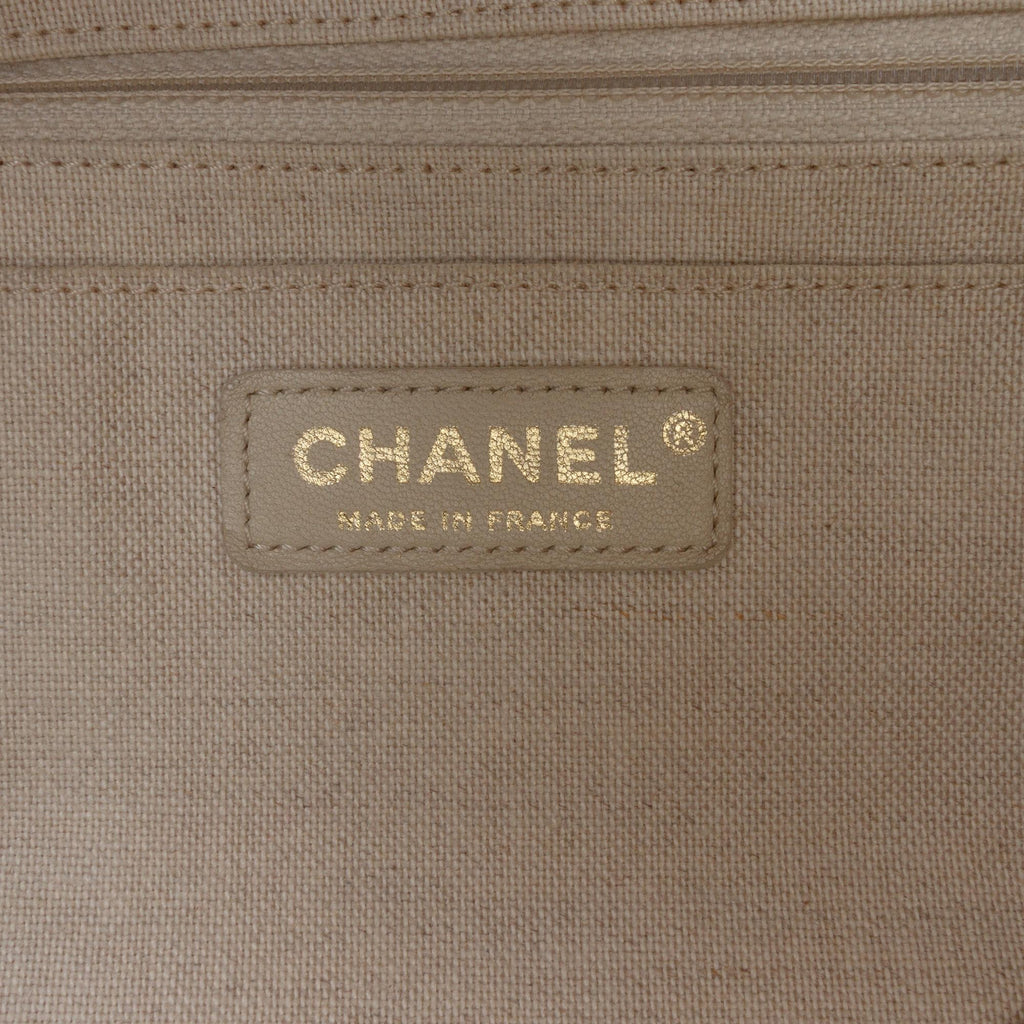 Chanel Canvas Floral Shopping Tote