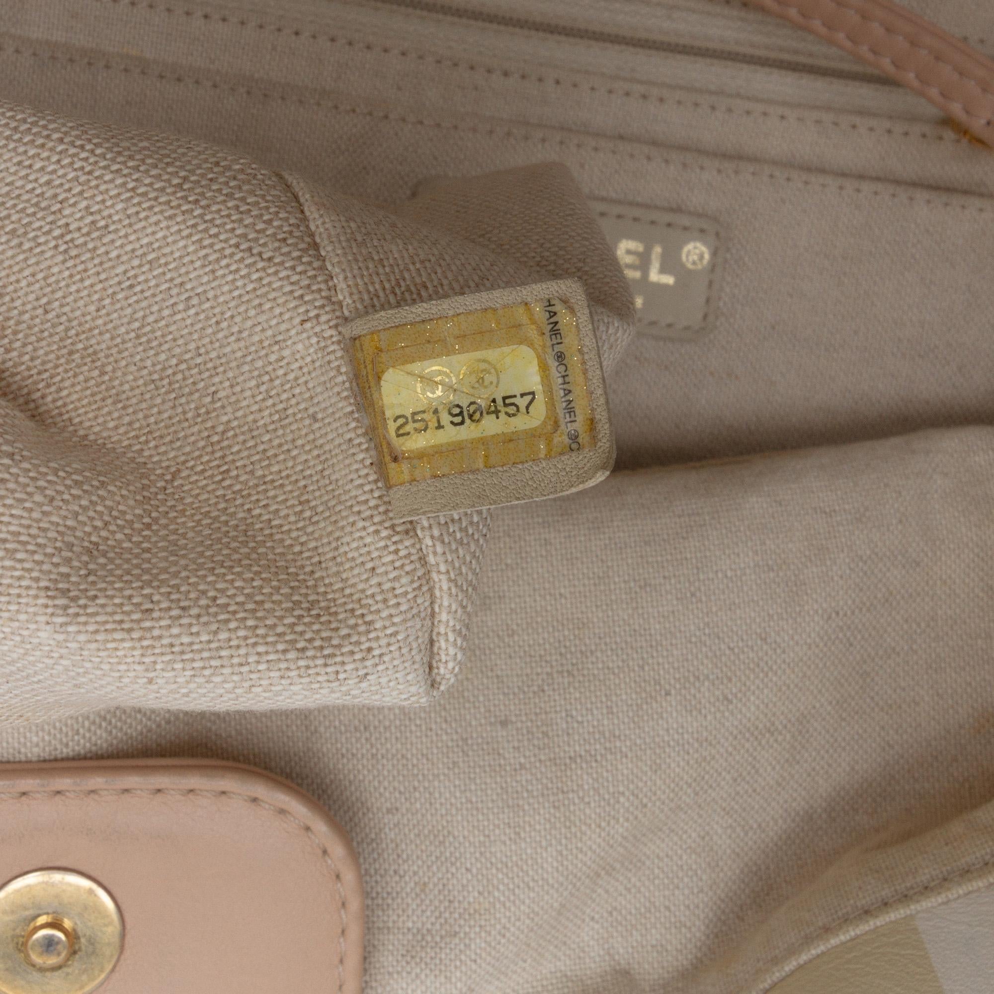 Chanel Canvas Floral Shopping Tote