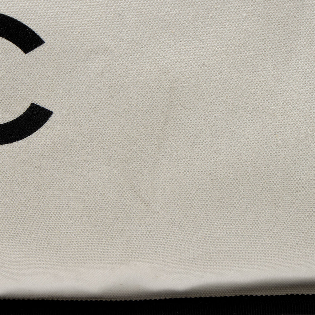 Chanel Canvas Let's Demonstrate Ladies First Shopper Tote