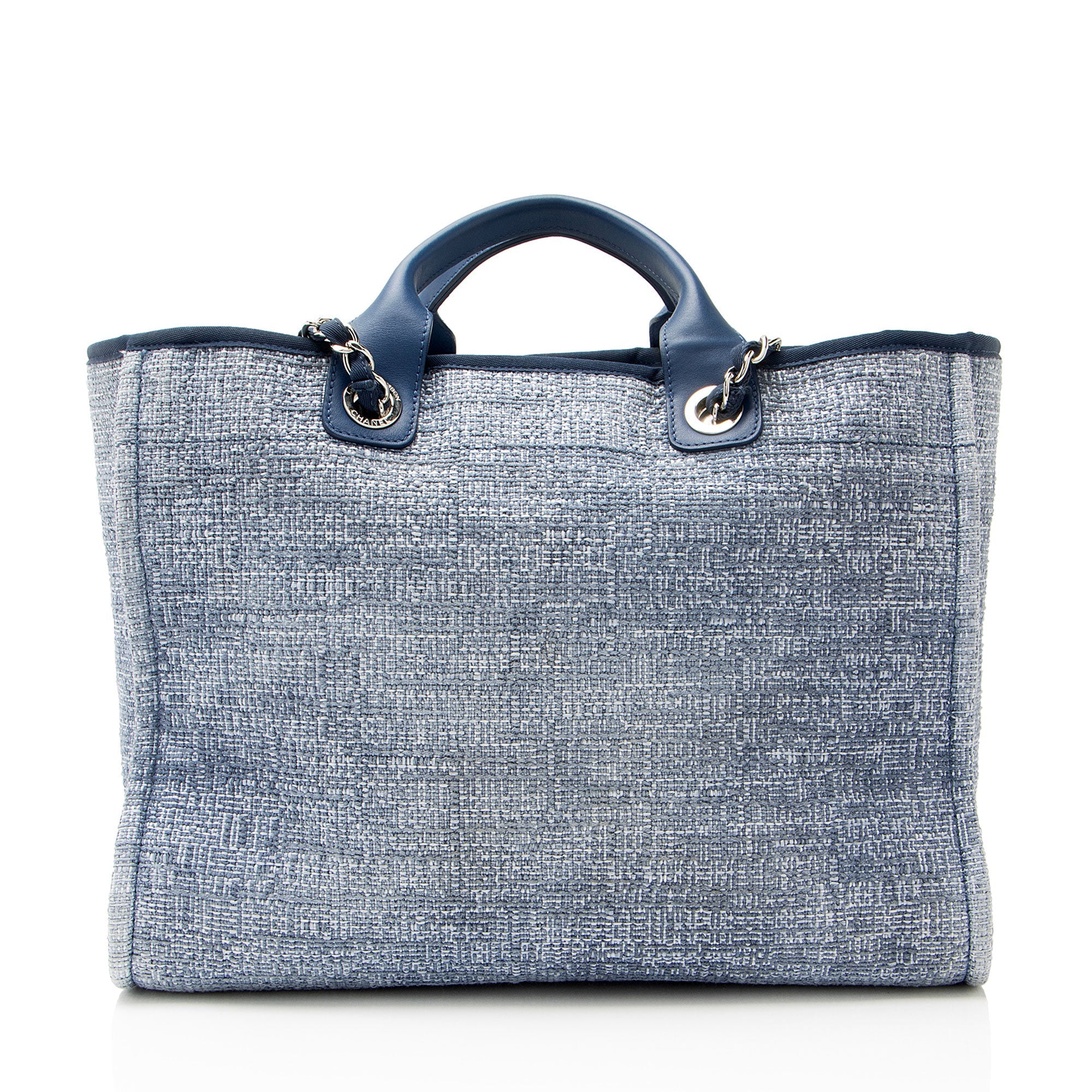 Chanel Canvas Lurex Deauville Medium Tote