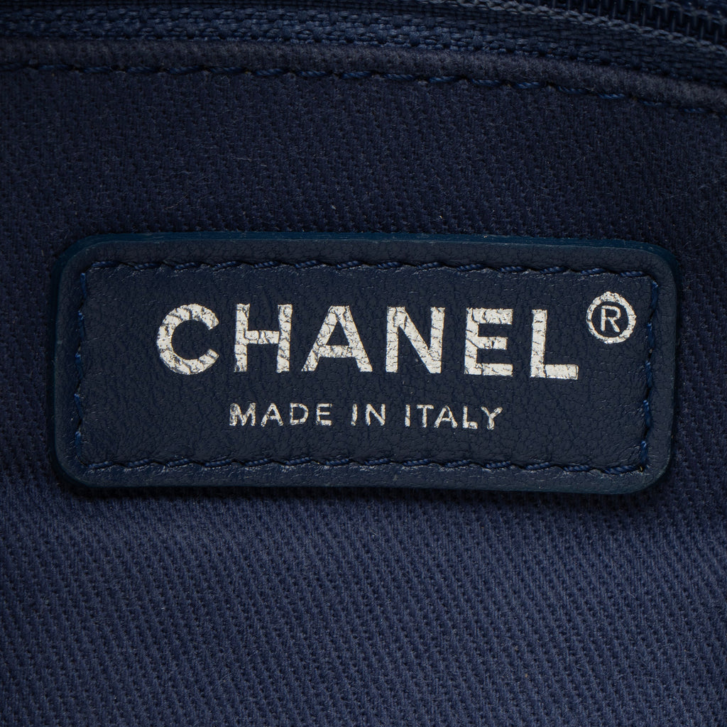 Chanel Canvas Lurex Deauville Medium Tote
