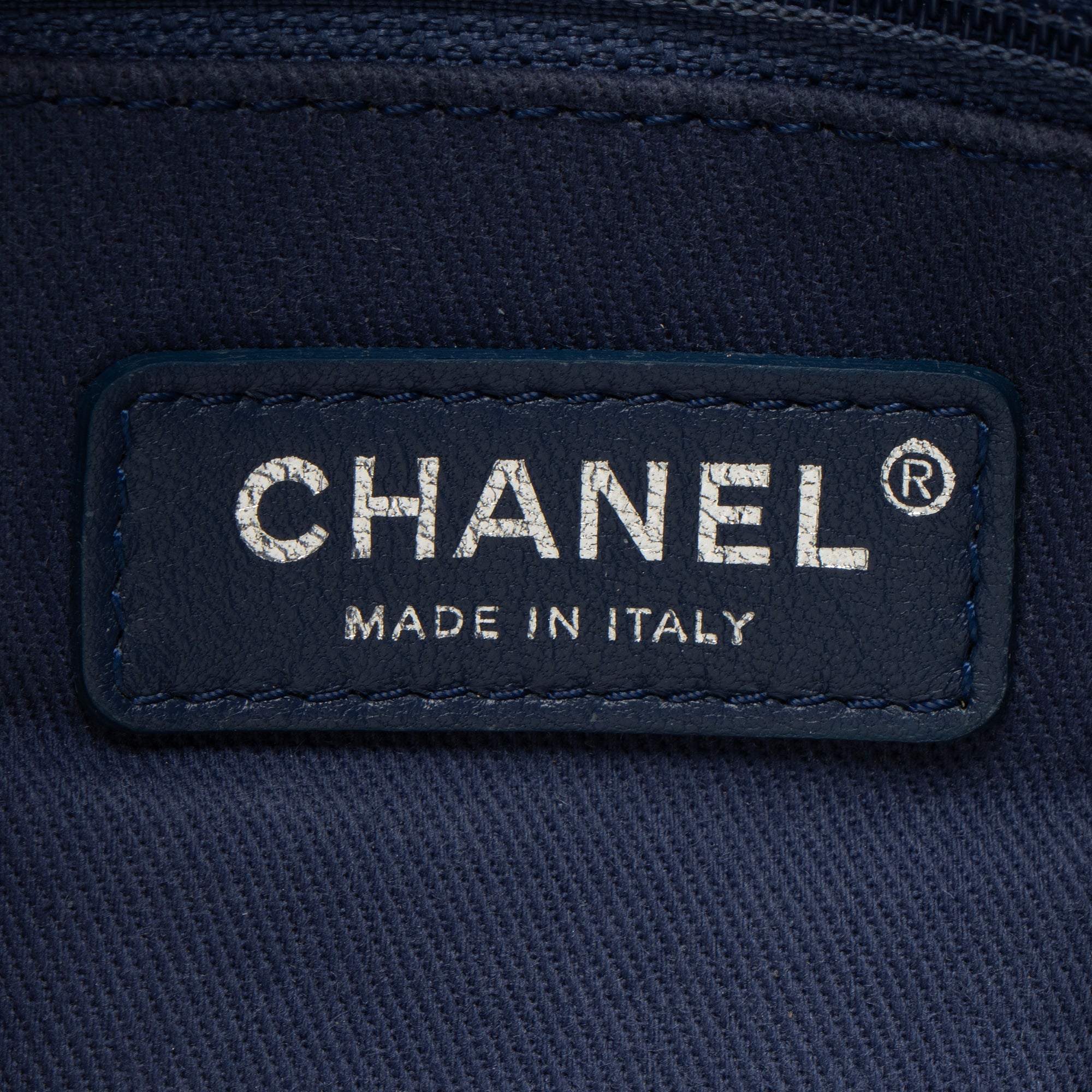 Chanel Canvas Lurex Deauville Medium Tote