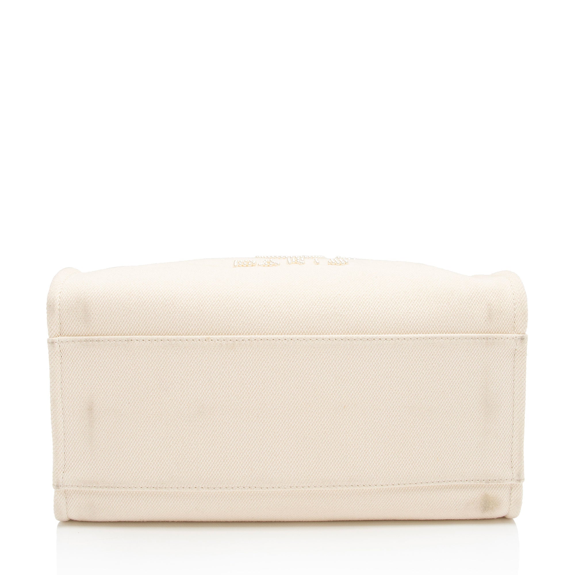 Chanel Canvas Pearl Deauville Medium Tote (SHF-Hmgrlc)