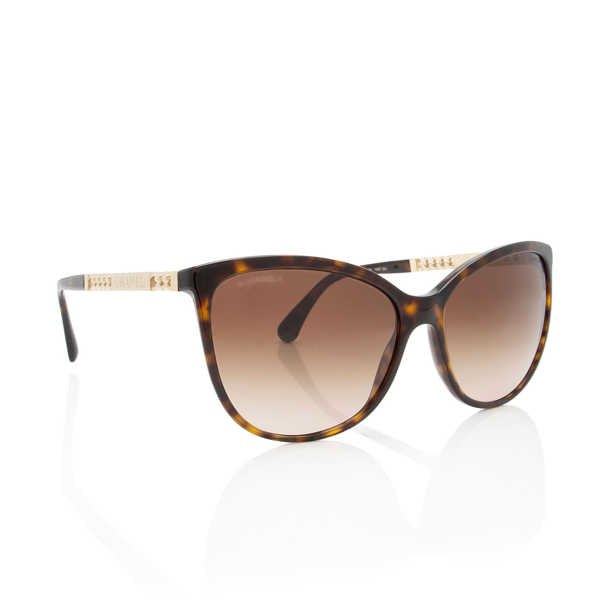 Chanel Cat Eye Chain Link Sunglasses