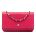 Chanel Caviar Bicolor CC Wallet On Chain