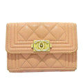 Chanel Caviar Boy Trifold Wallet (SHG-CQct9i)