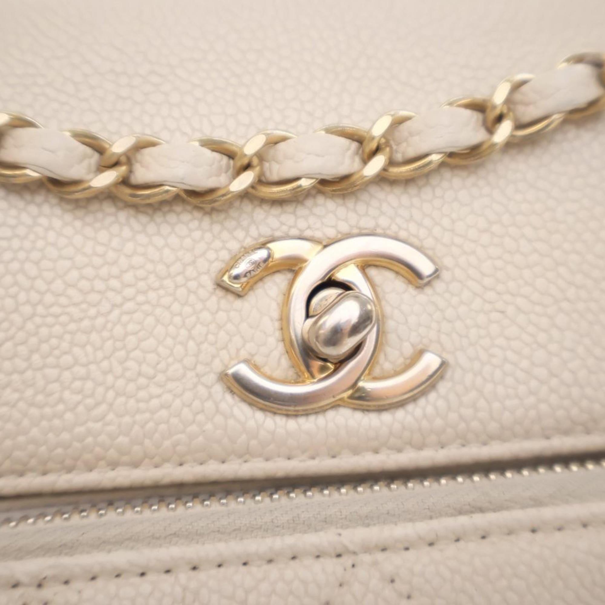 Chanel Caviar Business Affinity Messenger Flap