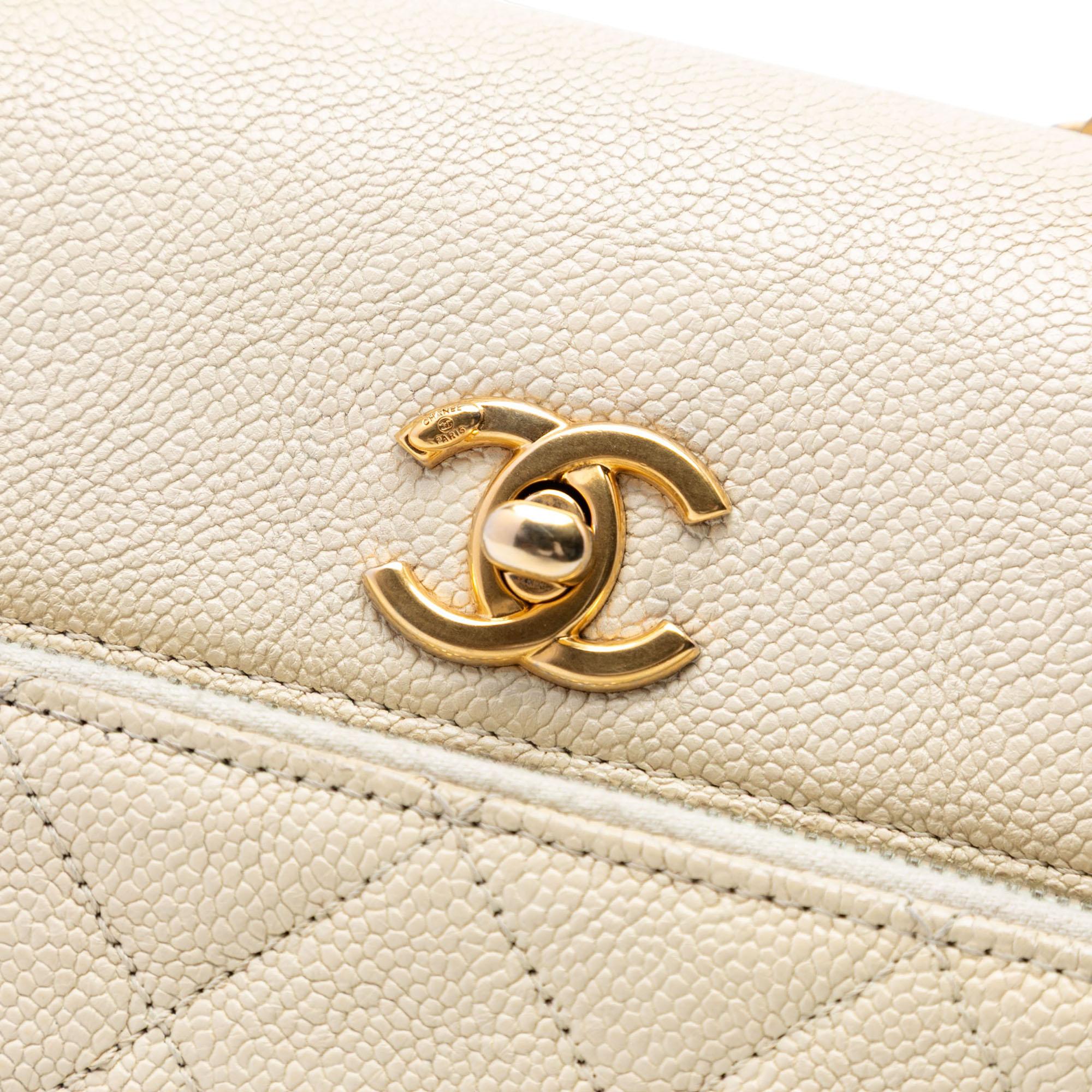 Chanel Caviar Business Affinity Messenger Flap