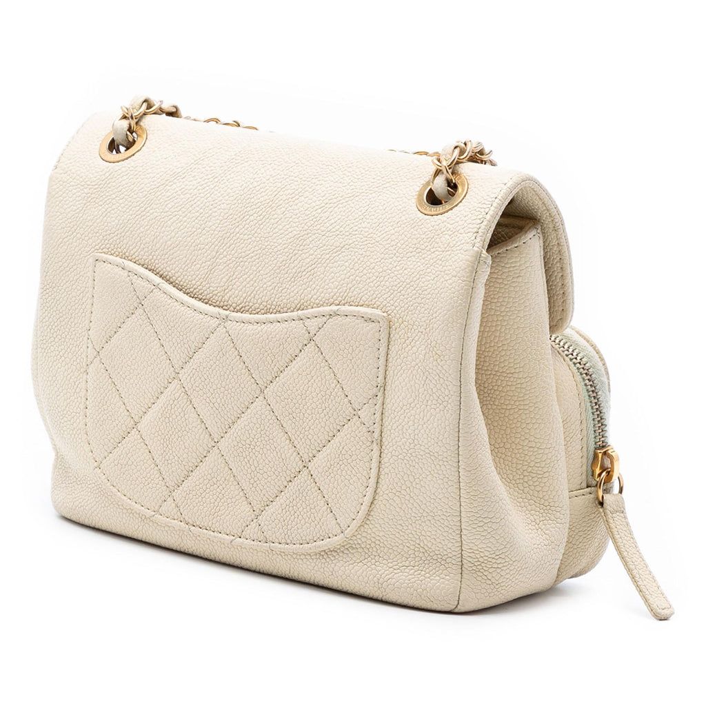 Chanel Caviar Business Affinity Messenger Flap