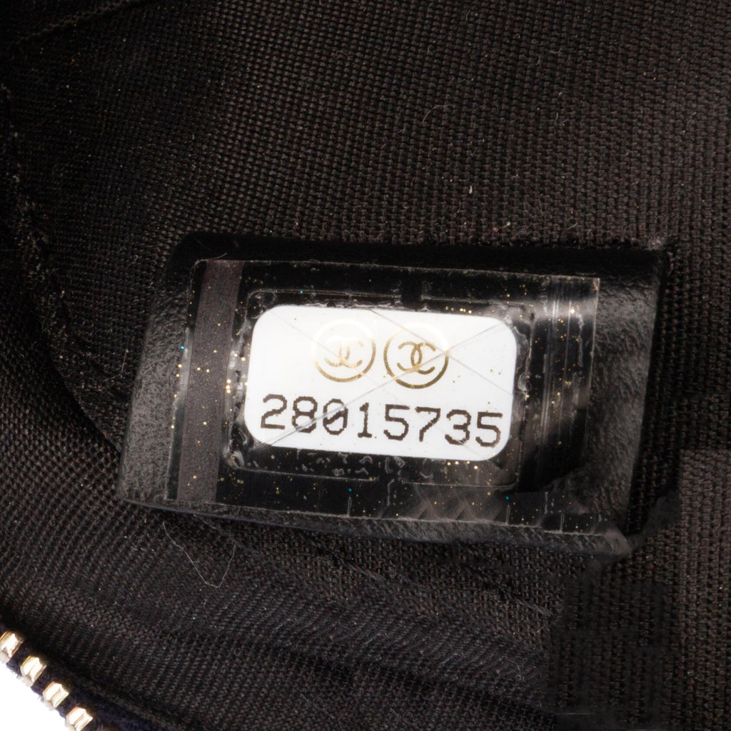 Chanel Caviar CC Filigree Round Crossbody Bag