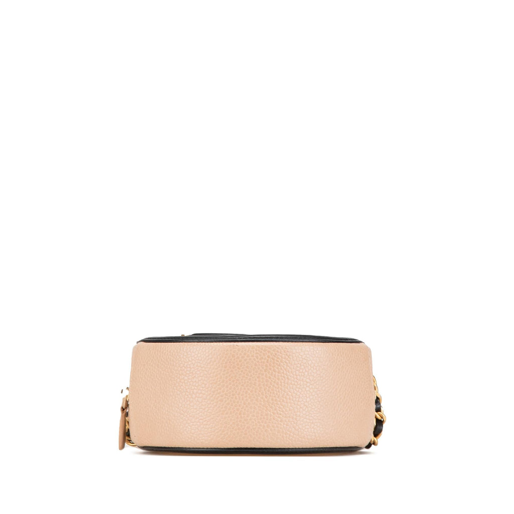 Chanel Caviar CC Filigree Round Crossbody