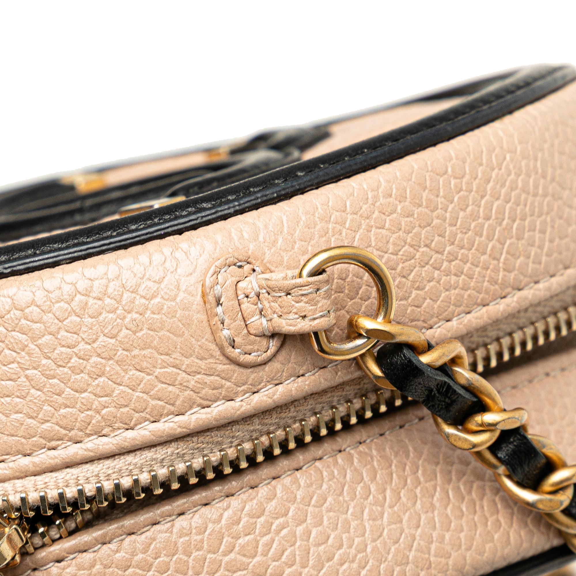 Chanel Caviar CC Filigree Round Crossbody