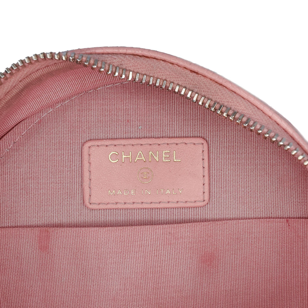 Chanel Caviar CC Filigree Round Crossbody