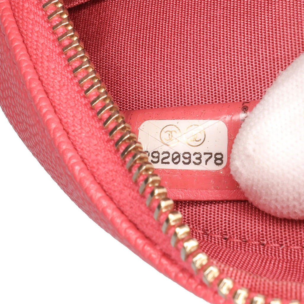 Chanel Caviar CC Filigree Round Crossbody