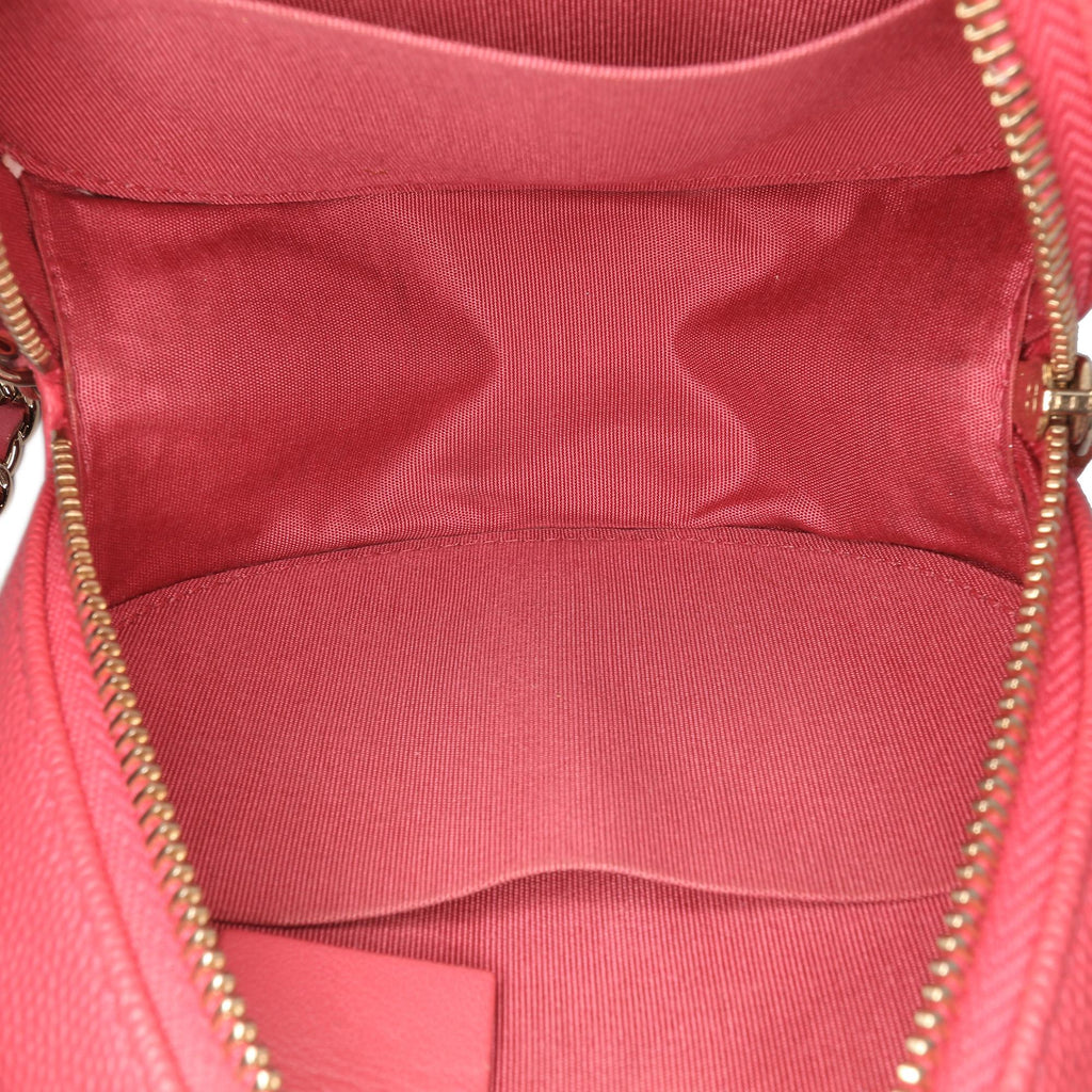 Chanel Caviar CC Filigree Round Crossbody