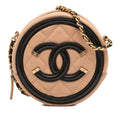 Chanel Caviar CC Filigree Round Crossbody