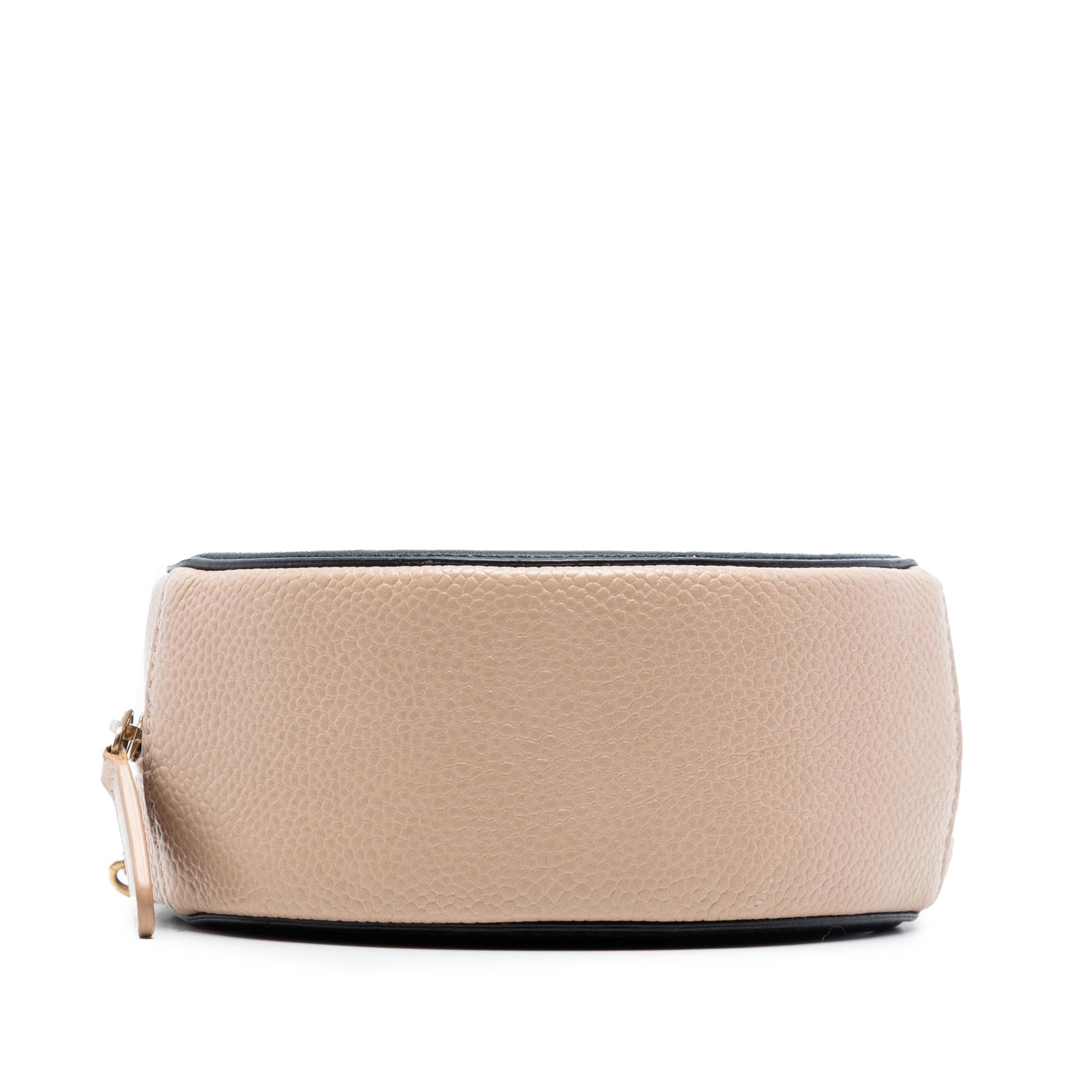 Chanel Caviar CC Filigree Round Crossbody