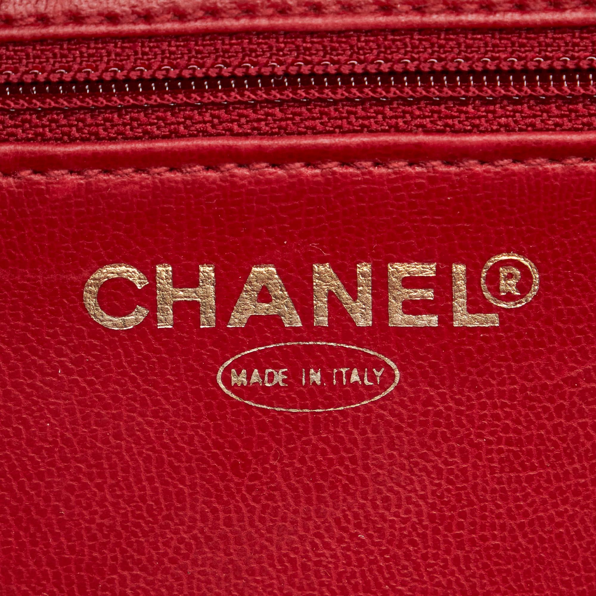 Chanel Caviar CC Lunch Box Vanity Case (SHG-PrqR71)