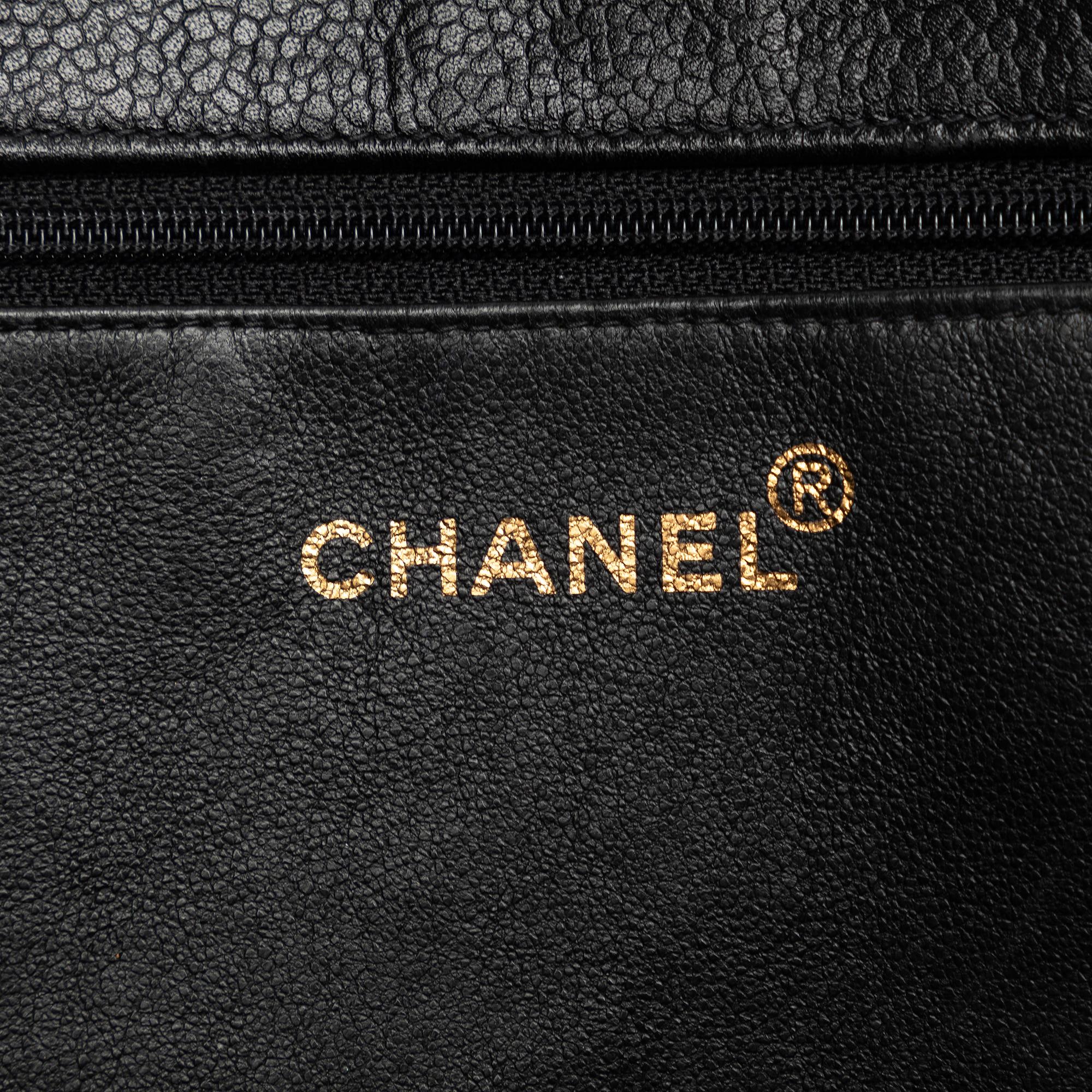 Chanel Caviar CC Tote Bag (SHG-I2v6BJ)