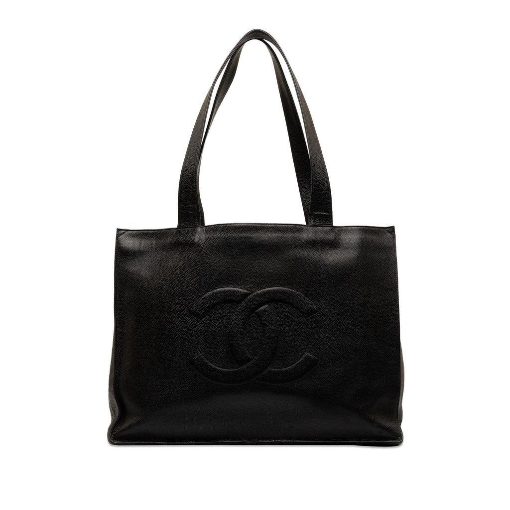 Chanel Caviar CC Tote Bag (SHG-I2v6BJ)