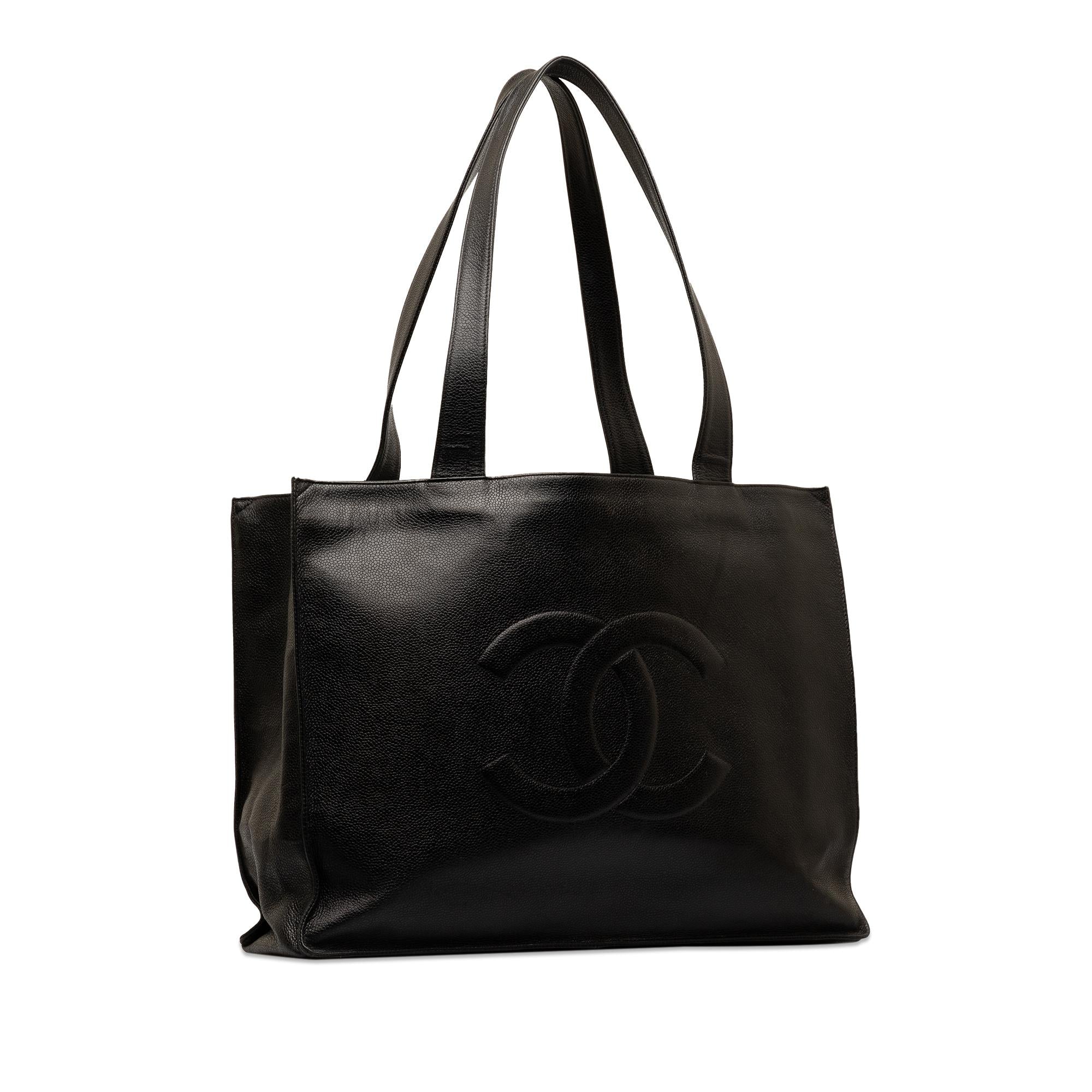 Chanel Caviar CC Tote Bag (SHG-I2v6BJ)