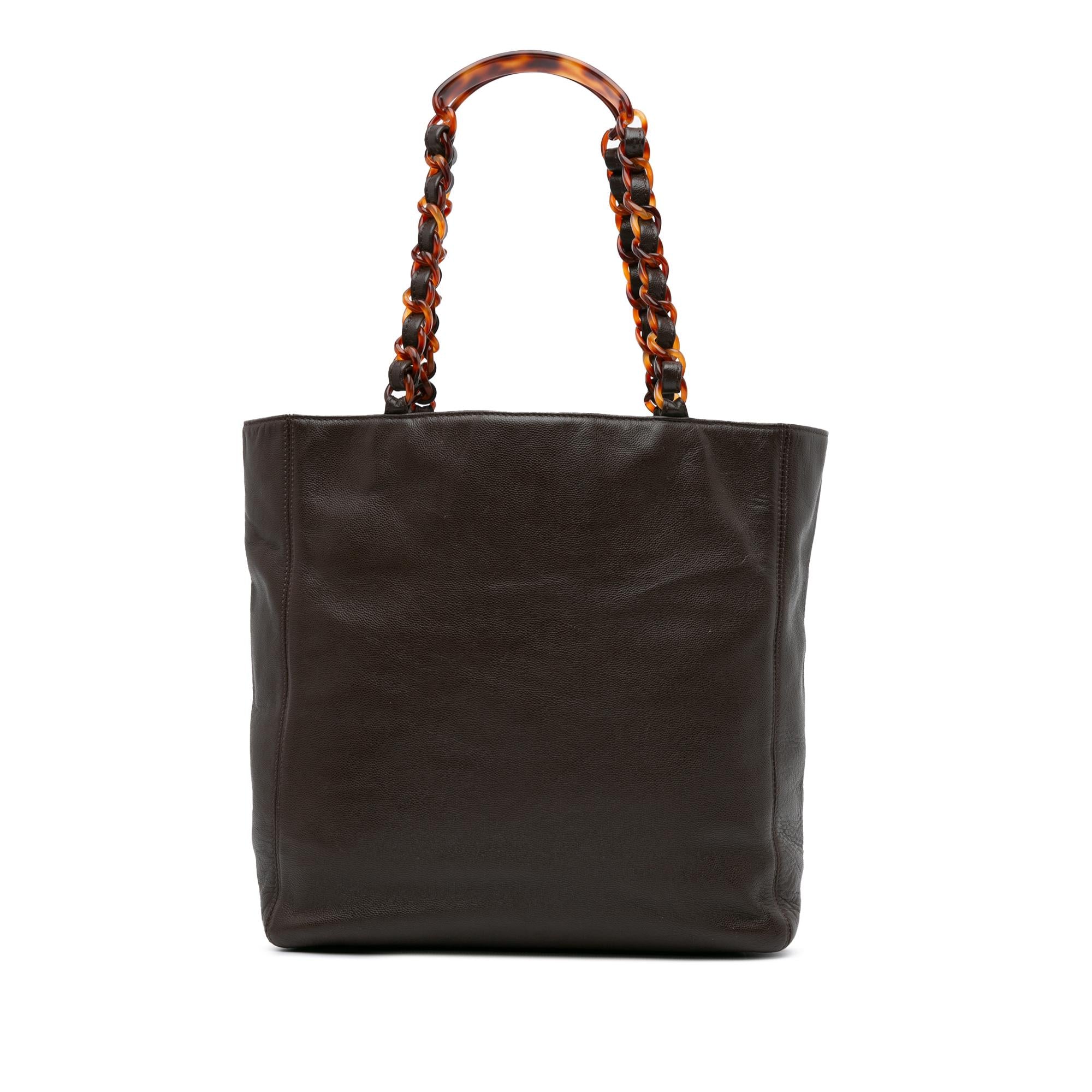 Chanel Caviar CC Tote Bag (SHG-MDs60Z)