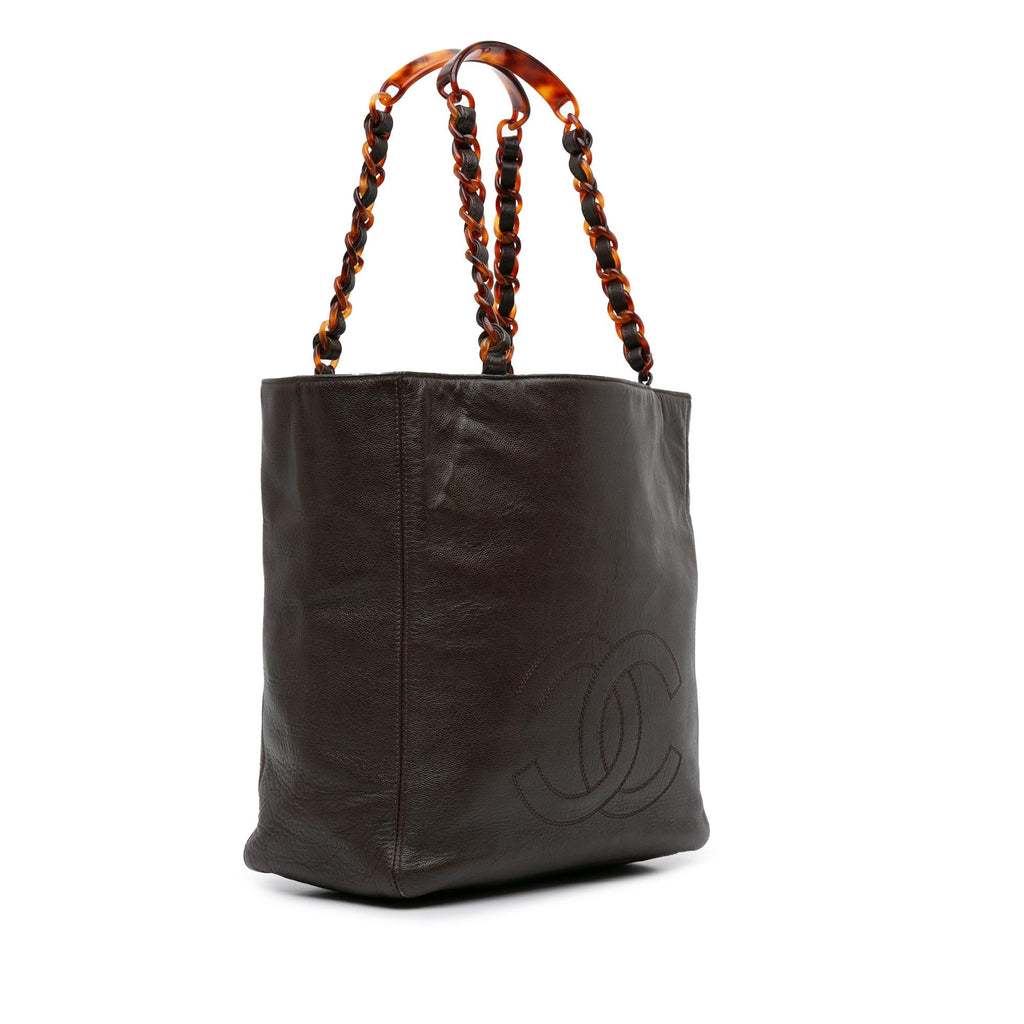 Chanel Caviar CC Tote Bag (SHG-MDs60Z)