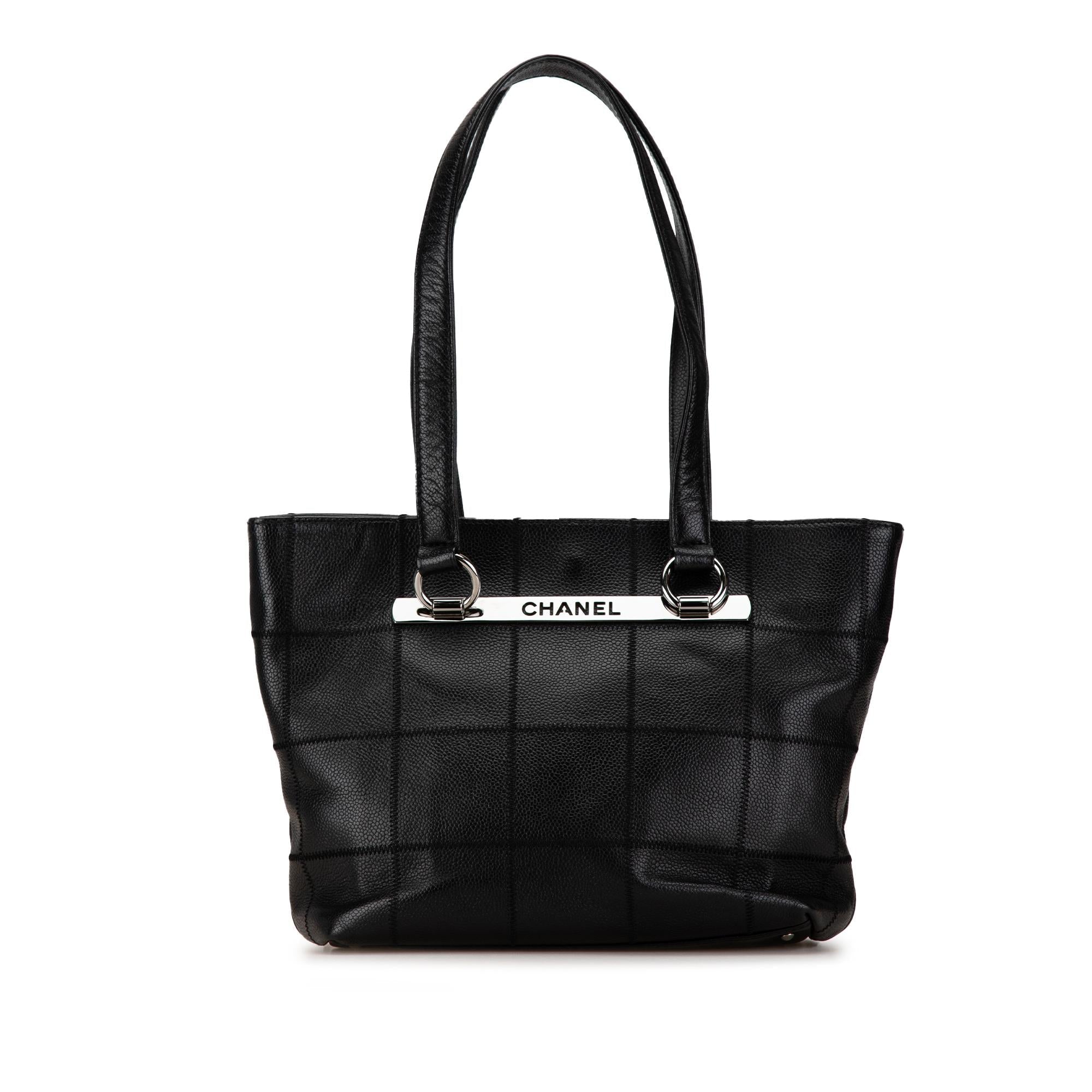 Chanel Caviar Choco Bar Tote