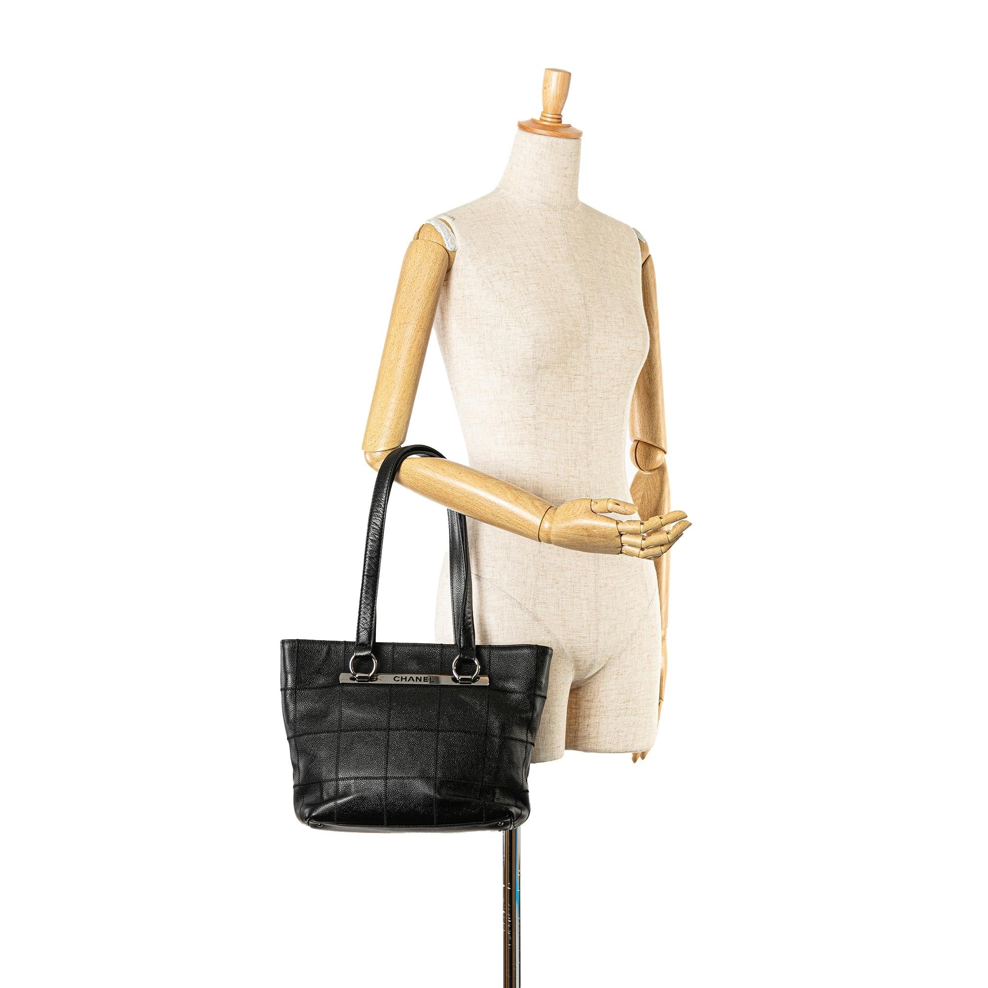 Chanel Caviar Choco Bar Tote