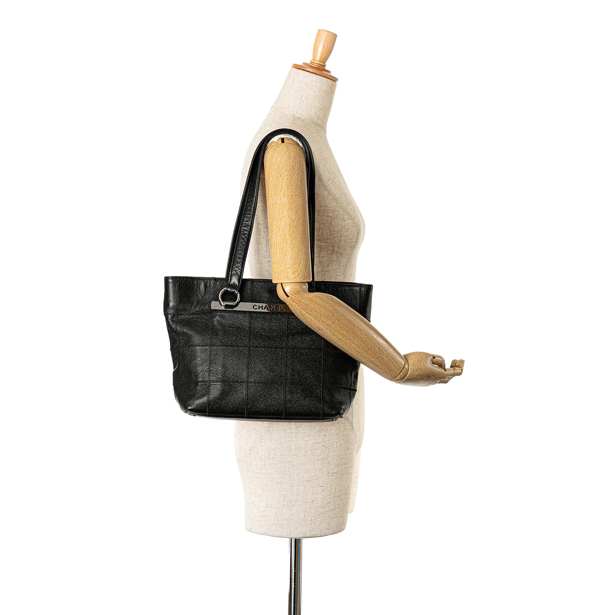 Chanel Caviar Choco Bar Tote