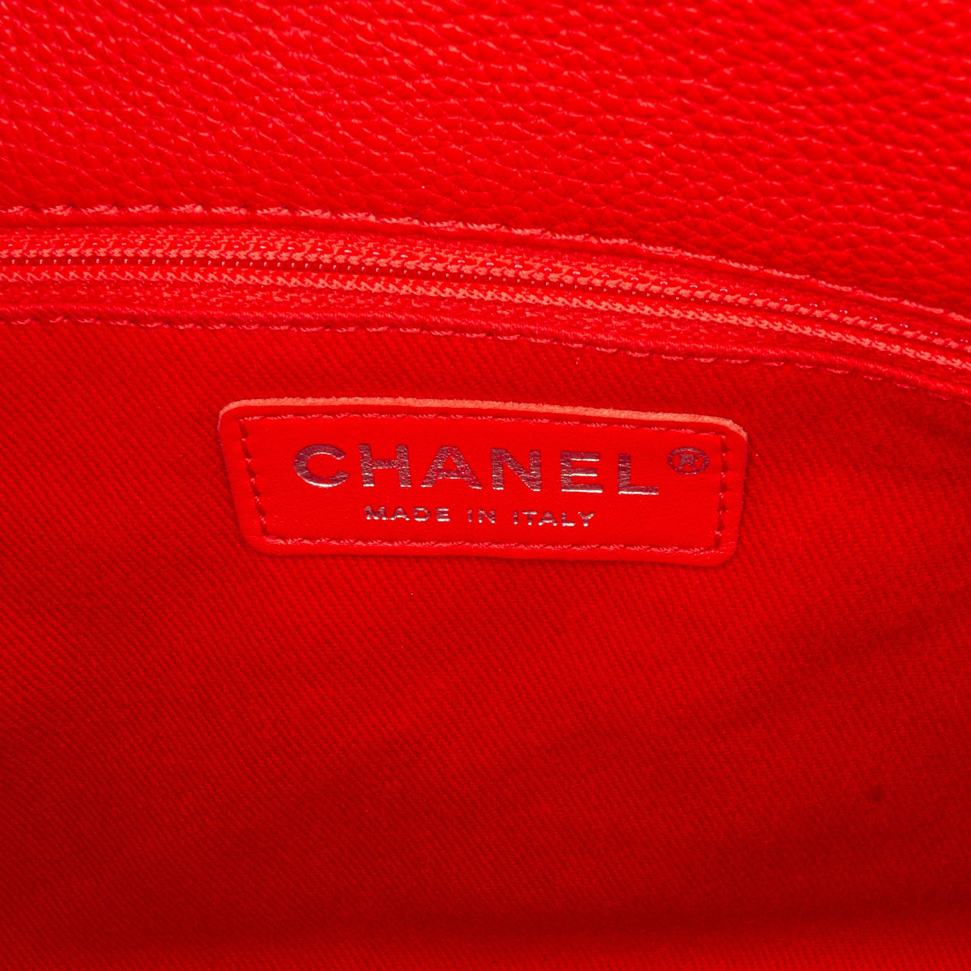 Chanel Caviar Double Compartment CC Chain Flap (SHG-BhsLJG)