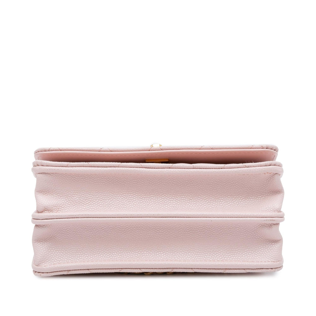 Chanel Caviar Flap Charm Wallet on Chain (SHG-4u15E1)