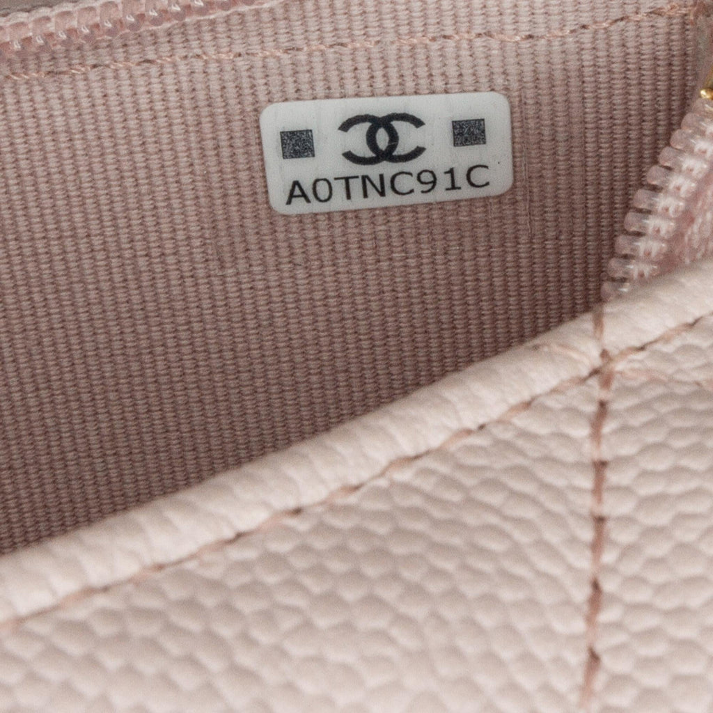 Chanel Caviar Flap Charm Wallet on Chain (SHG-4u15E1)