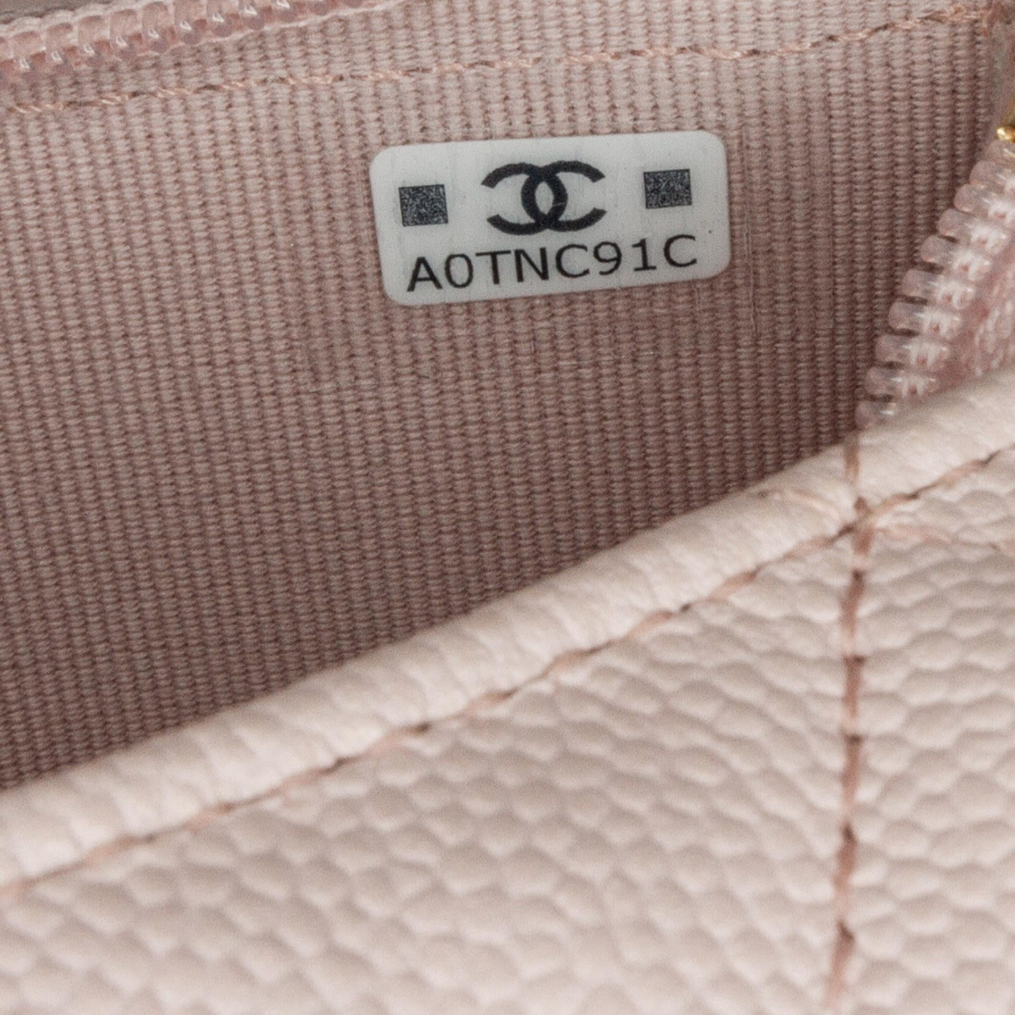Chanel Caviar Flap Charm Wallet on Chain (SHG-4u15E1)