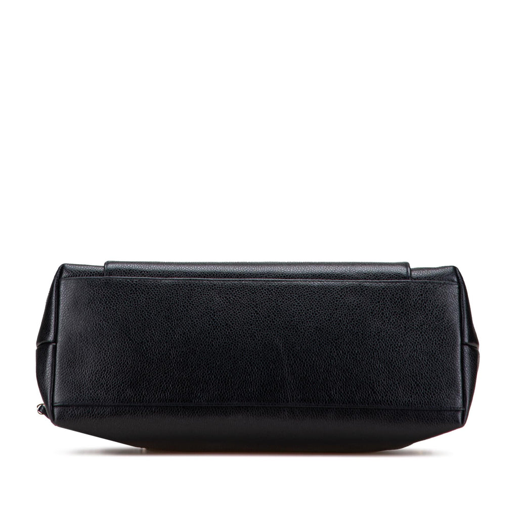 Chanel Caviar Front Pocket Chain Tote