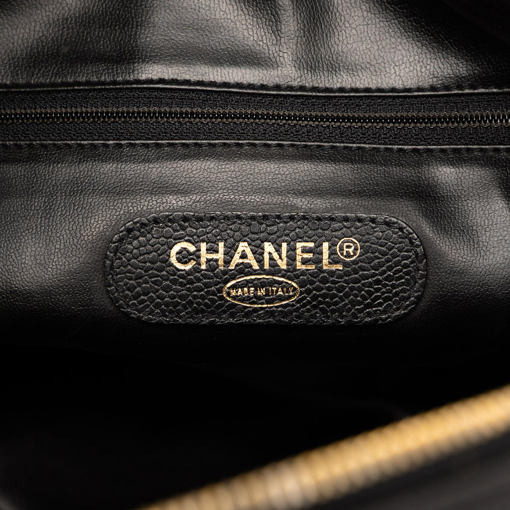 Chanel Caviar Front Pocket Tote