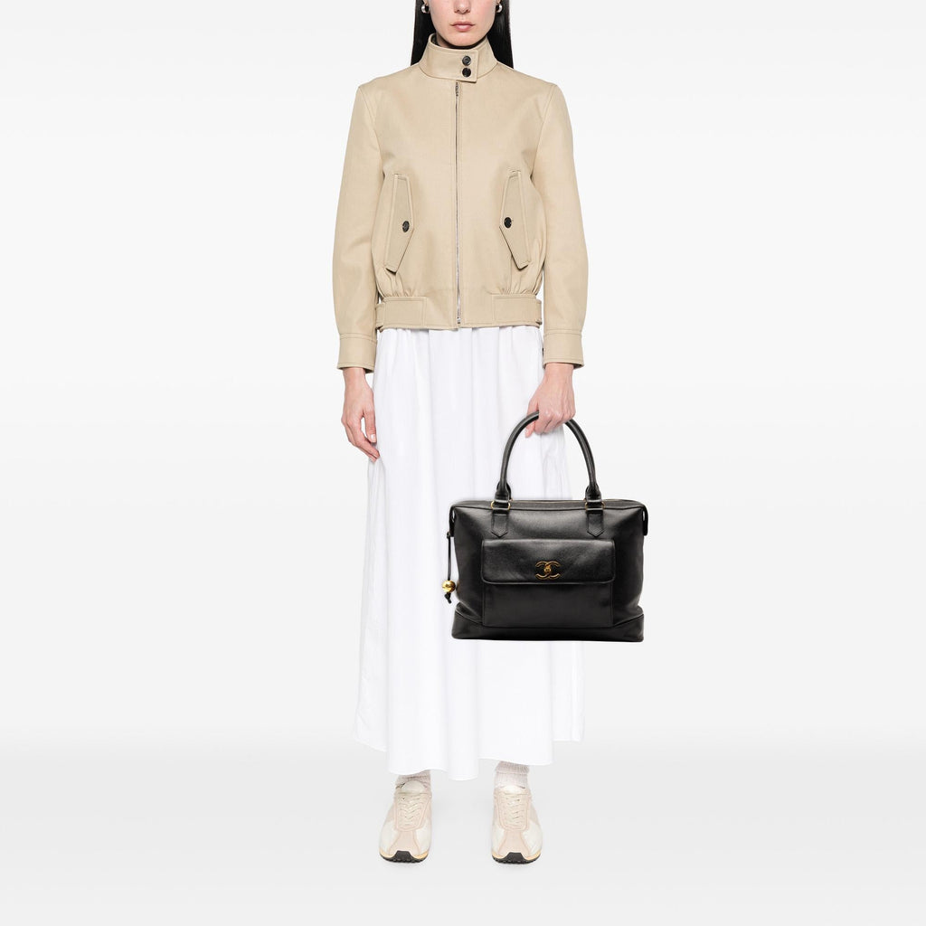 Chanel Caviar Front Pocket Tote