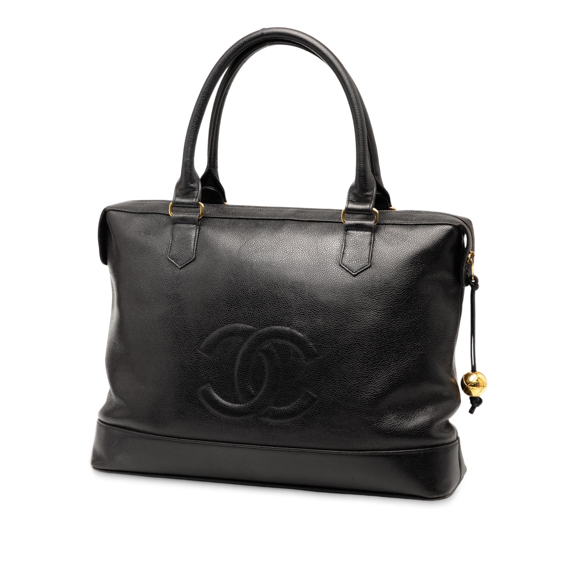 Chanel Caviar Front Pocket Tote
